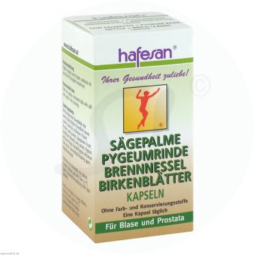 Hafesan Sägepalme Pygeumrinde Brennnessel Birkenblätter Kapseln 60 Stk.