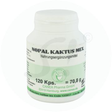 Nopal Kapseln Canea Kaktus Mexicana 120 Stk.