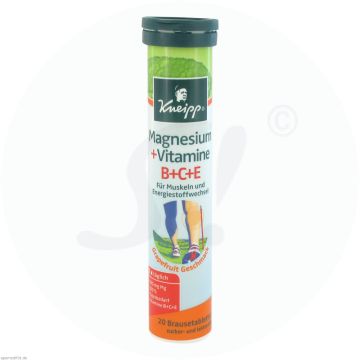 Kneipp Magnesium mit Vitamin B + C + E Brausetabletten