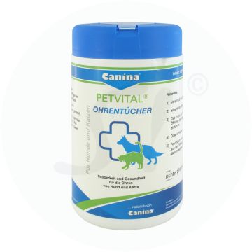 Petvital Ohrtücher Hund & Katze 120 Stk.