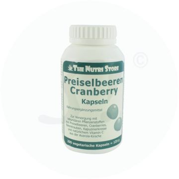 The Nutri Store Cranberry Preiselbeere Kapseln 200 Stk.