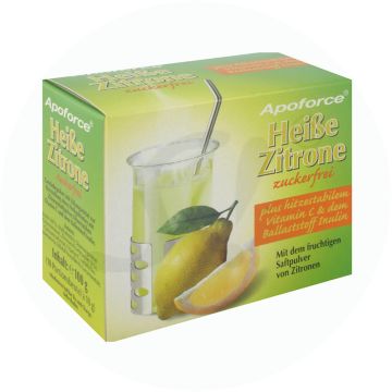 Apoforce Heißgetränk 10 g Zitrone ohne Zucker 10 Stk.