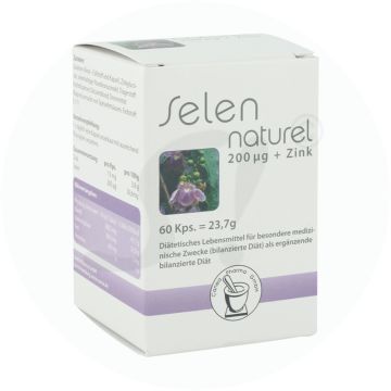 Selen Naturel 200 + Zink Kapseln 60 Stk.