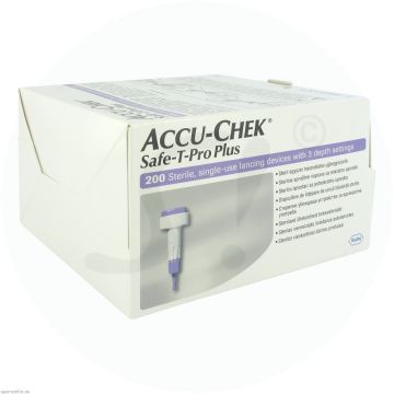Roche Accu-chek Safe T Pro Plus 200 Stk.