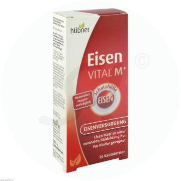 Hübner Eisenvital M Kautabletten 30 Stk.