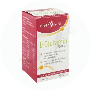 Meta Care L-Glutamin 500 Kapseln 60 Stk.