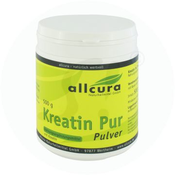 Allcura Kreatin Pulver Pur 500 g