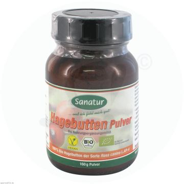 Sanatur Hagebutten Pulver Bio 160 g