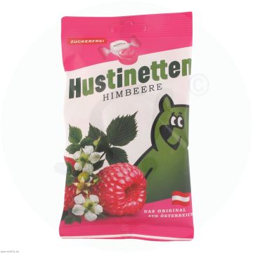 Hustinetten zuckerfrei Himbeere Beutel 75 g