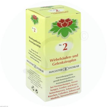 Doskar Tropfen 2 Wirbelsäule/Gelenke 50 ml