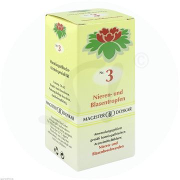 Doskar Tropfen 3 Nieren/Blase 50 ml