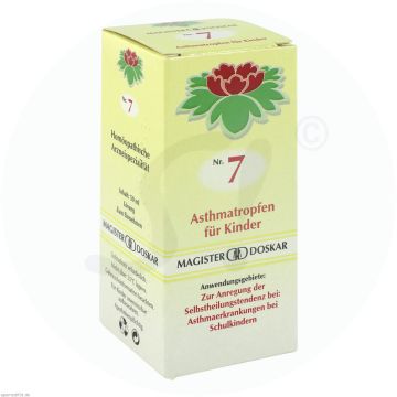 Doskar Tropfen 7 Asthma für Kinder 50 ml