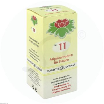 Doskar Tropfen 11 Migräne Frau 50 ml