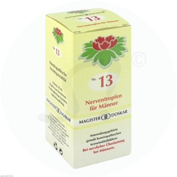 Doskar Tropfen Nr. 13 - Nerventropfen für Männer 50 ml