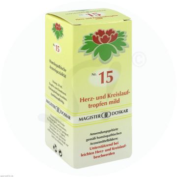Doskar Tropfen 15 Herz und Kreislauf 50 ml