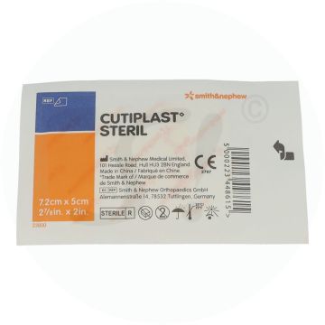 Cutiplast Wundverband steril 1 Stk. 5 x 7,2 cm
