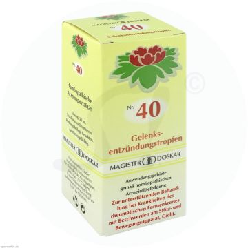 Doskar Tropfen 40 Gelenksentzündungen 50 ml