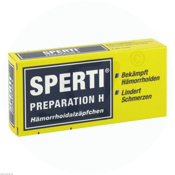 SPERTI PREPARATION H Hämorrhoidalzäpfchen 12 Stk.