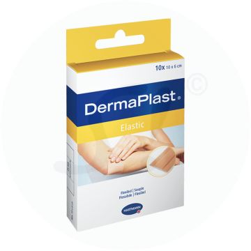 Dermaplast Elastic 10 Stk. 8 x 10 cm
