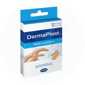 Dermaplast Water Resistant 20 Stk. 2 g