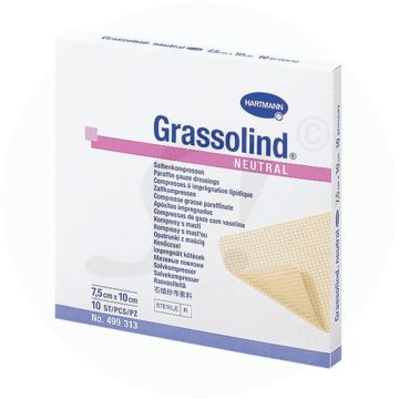 Grassolind Salbenkompresse 30 Stk. 10 x 20 cm