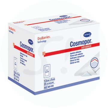 Hartmann Cosmopor® Advance Wundverband  25 Stk. 20 x 10 cm