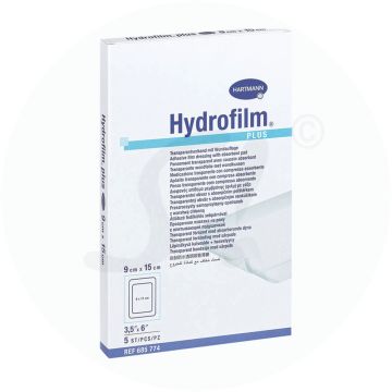 Hartmann Hydrofilm Plus Wundverband 5 Stk. 9 x 15 cm