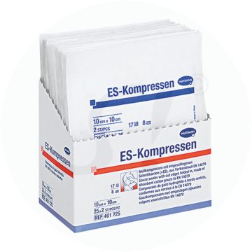 Mullkompresse ES steril 16-fach 80 Stk. 4 x 2 18 x 8 cm 