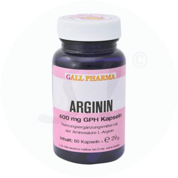 Gall Pharma Arginin Kapseln 400mg 180 Stk.
