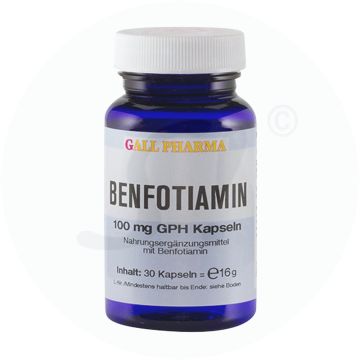 Gall Pharma Benfotiamin Kapseln 100mg 30 Stk.