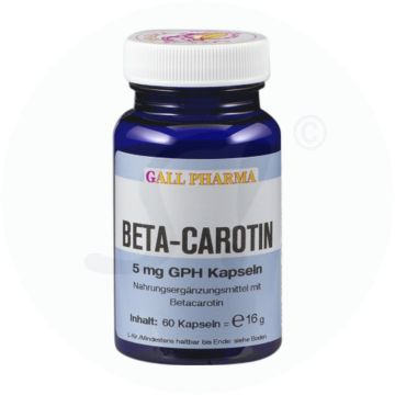 Gall Pharma Beta Carotin Kapseln 5mg 360 Stk.