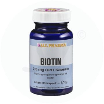 Biotin Kapseln 2,5mg Bios 30 Stk.