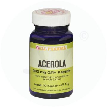 Gall Pharma Acerola 500 mg Kapseln 90 Stk.