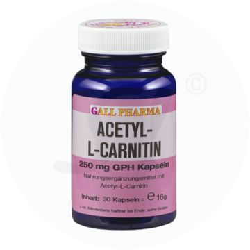 Gall Pharma Acetyl-L-Carnitin 250 mg Kapseln 60 Stk.