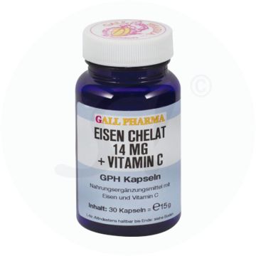 Gall Pharma Eisen Chelat 14 mg + Vitamine Kapseln