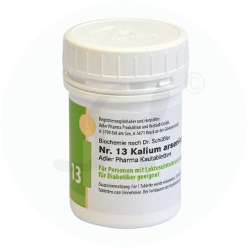 Schüßler Adler Nr 13 D 12 Tabletten 1000 g