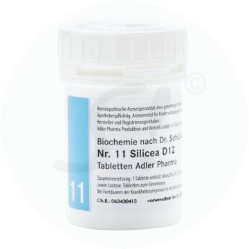 Schüßler Nr. 11 Silicea Adler Pharma 500 g D 12