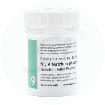 Schüßler Nr. 9 Natrium Phosphoricum Adler Pharma 1 kg D 6