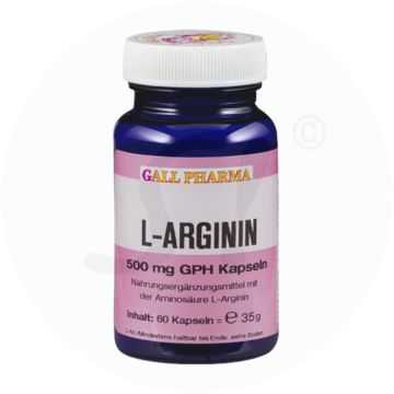 Gall Pharma L-Arginin 500 mg Kapseln 60 Stk.
