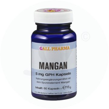 Gall Pharma Mangan 5 mg Kapseln 60 Stk.