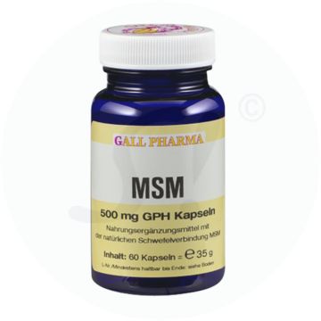 Gall Pharma MSM 500 mg Kapseln