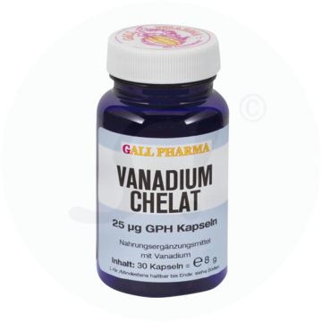 Gall Pharma Vanadium Chelat 25 mcg Kapseln
