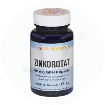 Gall Pharma Zinkorotat 60 mg Kapseln