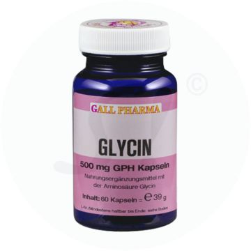 Gall Pharma Glycin Kapseln 500mg 180 Stk.