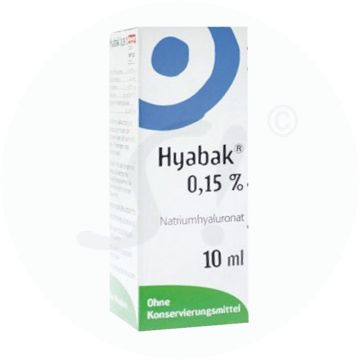 Hyabak Augentropfen 3 x 10 ml 30 ml
