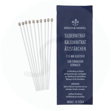 Silbernitrat-Kaliumnitrat Ätzstäbchen 115 mm elastisch
