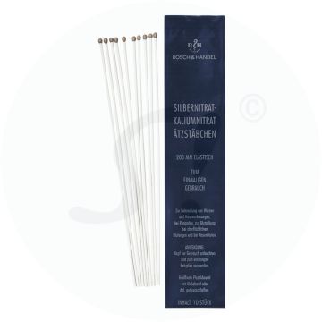 Silbernitrat-Kaliumnitrat Ätzstäbchen 200 mm elastisch