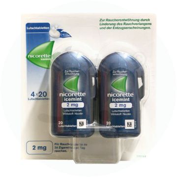 Nicorette Icemint Lutschtabletten 2 mg 80 Stk.
