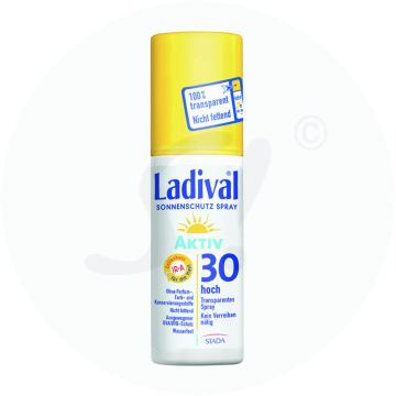 Ladival Aktiv Transparenter Sonnenschutz Spray 150 ml LSF 30