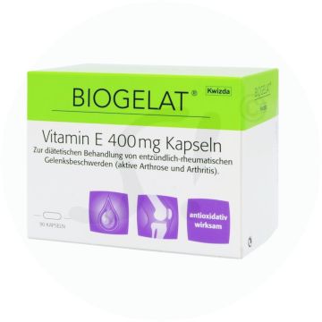 Biogelat Vitamin E 400 mg Kapseln 90 Stk.